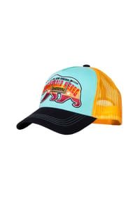 KING KEROSIN - Trucker Cap mit Frontstickerei California Rebel - mint