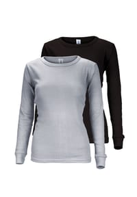 BLACK SNAKE - Thermounterhemd 2er Set cozy - Grau