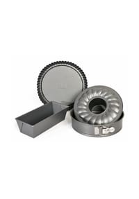 KAISER Backformen-Set, 4-teilig - GOURMET - ANTHRAZIT