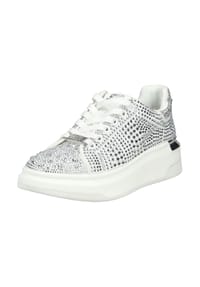 STEVE MADDEN - Textil Sneaker - Weiß/Silber