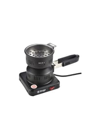 COFI - Elektrischer Shisha Kohleanzünder mit Greifzange "Hookah" - 450 Watt - Schwarz OneSize