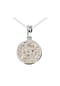 DUR® Kette mit Anhänger , Spirale 2.0 - Strandsand , Silber 925/000 Bild 1