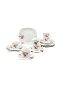 CreaTable - Amelie Aiko Kaffeeservice 18-tlg - weiss