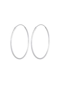 elli. - Ohrringe Basic Creolen Trend Zeitlos 925 Sterling Silber - Gold