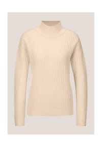 MADELEINE - Stehkragen-Pullover aus Schurwolle - bleu