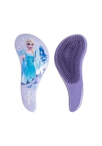 Disney - Disney Frozen Entwirrbürste Kinder-Haarbürste für nasses & trockenes - Lila 19x4x8 cm