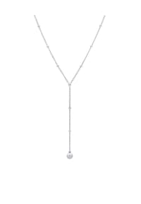elli. - Halskette Choker Y-Kette Kugel Geo Basic 925 Silber - Gold