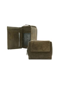 WILD LIFE WILD LIFE - Geldbörse Büffelleder, RFID-Schutz, für Damen - dunkelblau