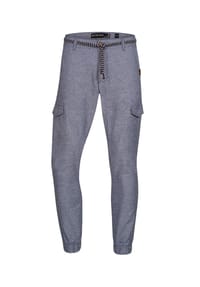 INDICODE - Leinenhose Booth - Black