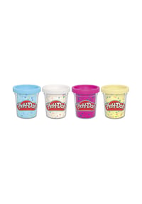 Play-Doh - Konfetti-Knete, 4er-Pack - 