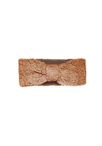 CAPO - Stirnband, Teddyfell, Futter - aqua