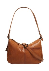 SPIKES & SPARROW® - Umhängetasche Echt Leder - cognac