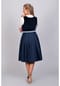 EDELNICE Midi Dirndl Luna Samt Blau Bild 13