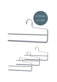 MAWA® Hosenbügel KH 2, silber, 4-tlg - KH - Silber
