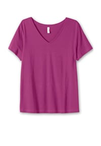 sheego - T-Shirt - magenta