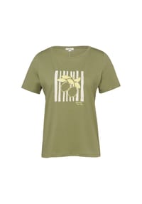 s.Oliver - T-Shirt, Baumwolle, für Damen - 01D0 WHITE