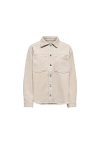 ONLY® - Hemdbluse, Baumwolle, für Damen - 189959 PUMIC STONE