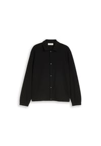 DENIM TOM TAILOR - Overshirt, Comfort-Fit, Langarm, Klappkragen, für Herren - 29999 BLACK