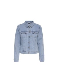 ONLY® - Jeansjacke, Klappkragen, für Damen - LIGHT BLUE DENIM