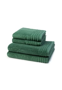 VOSSEN® 2 X Handtuch 2 X Duschtuch im Set Vienna Style Supersoft - Vienna Style Supersoft - Apricot