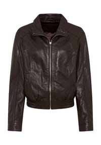 GALERIA - Lederjacke, Troyer, für Damen - 1 BITTER CHOCOLATE