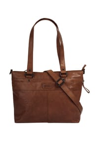 SPIKES & SPARROW® - Shopper Echt Leder - cognac
