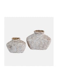 LOBERON - Vase 2er Set Orlaithea antikbeige - antikbeige