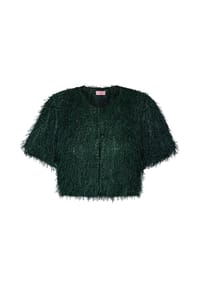 Vera Mont - Bomberjacke, Lurexfaden, für Damen - 8541 NIGHT SKY