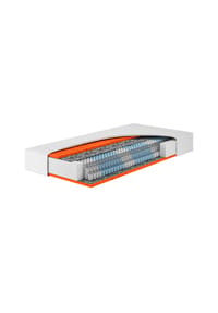 Hn8 schlafsysteme - Taschenfederkern Matratze "Dynamic XXL", H5, 80 x 200 cm, Höhe: ca. 24 cm - 