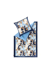 AIGNER - Satin Bettwäsche DORA - Blau
