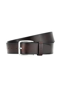pierre cardin - Ledergürtel Basic - Cognac