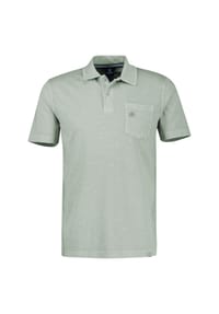 LERROS - Polo in Jersey-QualitŠt mit Brusttasche aus reiner Baumwolle - BAY GREEN