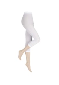 KUNERT - Capri-Leggings, semitransparent, matt-schimmernd, 40 den, für Damen - 0010 WHITE