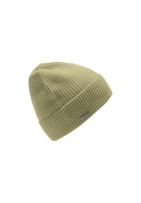 SEEBERGER - Cashmere Beanie mit Aufschlag in Rippen-Muster 18300-2 - 14 RAUCHGRAU