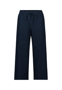 BETTY & CO - Leinenhose mit elastischem Bund - Dunkelblau
