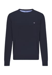 FYNCH-HATTON® - Pullover, Baumwolle, Rippbündchen, für Herren - 936  STEEL
