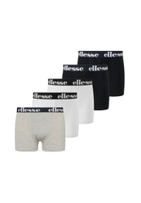 ellesse - Jungen Boxershorts, 5er Pack - EMARIO, Fashion Trunk, einfarbig - Schwarz