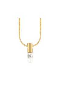 caї - Anhänger mit Kette 925/- Sterling Silber 1 Howlith - gelb