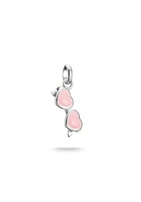 Thomas Sabo - Charm-Anhänger Pink Sonnenbrille Connect - silber, pink