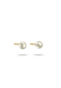 Thomas Sabo - Perlenohrstecker - gelbgoldfarben
