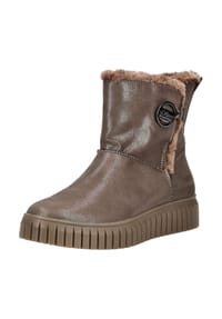 s.Oliver - Textil Stiefelette - Bronce