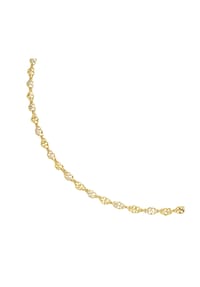 Luigi Merano® - Kette Singapurkette bicolor, Gelbgold 375 - gold/silber