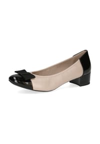 Caprice - Leder/Textil Pumps - Beige