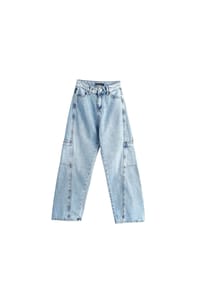 Solang - Hose mit weitem Bein - Dunkelblau