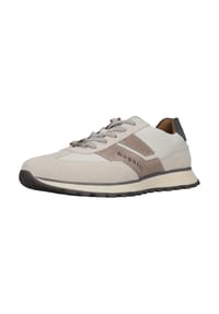 bugatti - Leder Sneaker - Grau/Weiß