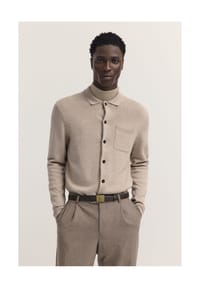 bugatti - Strickjacke Seasonal Collection, Knopfleiste, für Herren - 040 BEIGE