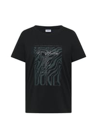 CECIL - T-Shirt, Baumwolle, für Damen - 33474 WHITE