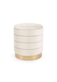 Akord - Luna Pouf mit Stauraum - altrosa