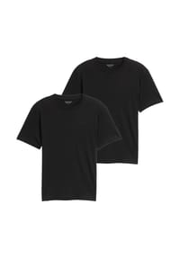 TOM TAILOR - T-Shirt, 2er-Pack, für Herren - 14297 WHITE 2