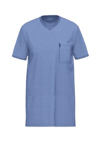 AMMANN - Extra Light Nachthemd, Bio-Baumwolle, Brusttasche, für Herren - 126 POLO